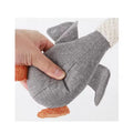 Soft Plush Dog Squeaky Toy Bite Resistant Molar Chew Doll Interactive Sound Pet Toy Puppy Anxiety Relief Boredom Relief Companio