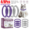 Pet Calming Collar For Cats Dogs Adjustable Anxiety Pheromone Reducing Pet Collar Lasting Natural Calm Relax Soothing Collars