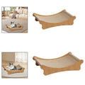 Cat Scratcher Bed, Gift, Grinding Claw Toy, Rest Wear Resistant, Wooden, Pet Furniture Playing Scratch Pad Cat Scratching Board