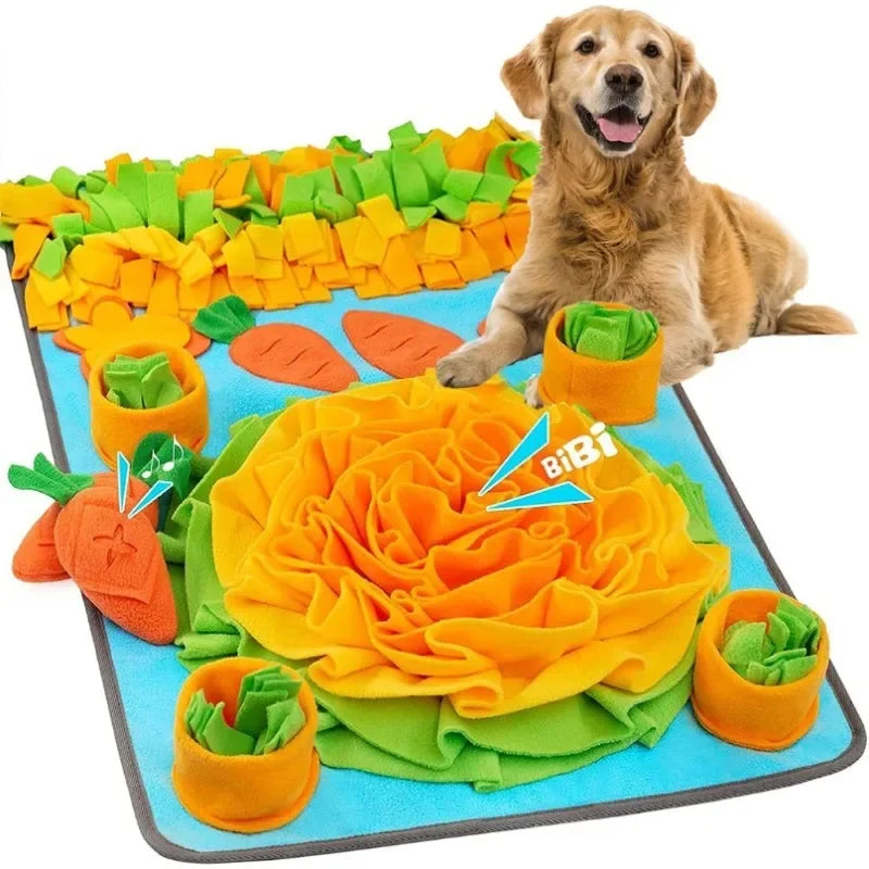 Dog Snuffle Mat Large Pet Feeding Mat for Interactive Training Stress Relief Slow Feeder Toy