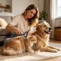 Cat Hair Removal Comb Dog Hair Removal Brush Stainless Steel Double Sided Pet Grooming Brush Removing Tangles Cat Accessories