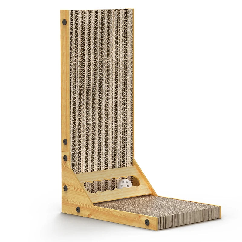 ROJECO Cat Scratcher L-Shaped Cat Scratching Board For Cats Toys Claw Grinding Scraper Mat Cat Furniture Protector Accesories