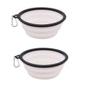 TPE dog bowl cat bowl wear-resistant and durable pet folding bowl travel outdoor drinking water feeding portable pet bowl