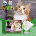 Cat Calming Pheromone Diffuser Kit with Refill Relaxing Anti-Anxiety Stress Relief Soothing Comforting Mood for Pets
