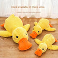 Cute Charging Duck Squeaky Plush Dog Toy for Golden Retriever Teddy Chew Teething Boredom Relief Small Yellow Duck Pet Supplies