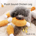 Soft Plush Dog Squeaky Toy Bite Resistant Molar Chew Doll Interactive Sound Pet Toy Puppy Anxiety Relief Boredom Relief Companio