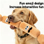 Hot Dog Sausage Plush Chew Toy for Dogs BB Squeaker Press Sound Design Bite Resistant Pet Teeth Grinding Boredom Relief Toy