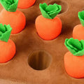 Dog Puppy Snuffle Mat Funny Enrichment Interactive Pet Carrot Puzzle Toy Dog Activity Mat for Boredom Relief Foraging Training