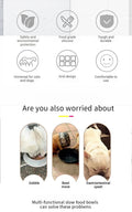 Pet Licking Mat with Suction Cup Slow Feeder Food-Grade Silicone Dog Treat Mat for Anxiety Relief Slow Eating Choking Prevention