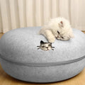 B-Tunnel Donut Cat Bed Interactive Tunnel Pet Felt Indoor Toys Cats House Kitten Training Toy Cat Kennel Cat Accessories