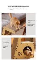 Vertical Corrugated Cardboard Cat Scratcher Durable Sofa Protector Cat Bed Scratch Pad Kitten Toy Cat Tower Cat Scratcher