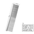 Stainless Steel Dog Comb for Long Hair Fur Removal 16/19cm Pet Grooming Brush Cat Shaggy Dog Dematting Comb