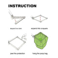 Long Handle Steel Dog Cat Pet Poop Scoop Garbage Grabber Dirt Picker Environmentally Friendly Clean Pet