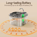 3L Stainless Steel Wireless Recharging Sensor Cat Water Fountain Auto Drinking Fountain For Cats Dog Drinker Pet Dispenser Bowl