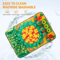 70x50cm Pulling Carrots Style Dog Exercise Snuffle Mat Ow Food Blanket Sniffing for Food Pet Interactive Plush Toys
