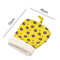 Cat Bed Pet Mattress Warm Soft Plush Pet Bed with Cover Round Cat Dog Sleeping Nest Cave for Small Dogs Kitten