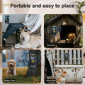 PATPET U13 Portable Ultrasonic Anti Barking Device Dog Solar Charging Dog Pet Training High Frequency Flash Rechargeable Home