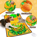 Dog Snuffle Mat Large Pet Feeding Mat for Interactive Training Stress Relief Slow Feeder Toy
