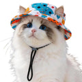 1PC Pet Sun Hat Adjustable Pet Sun Hat Cat Dog Breathable Dog Sunshade Hats Outdoor Travel Pet Fisherman Hat Sun Protection