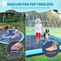 Super Sized Dog Water Play Mat And Children'S Swimming Pool -Foldable, Rubber Water Play Mat, Suitable For Outdoor Entertainment