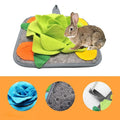 Pet Snuffle Mat For Dogs Rabbit Pet Feeding Foraging Trainingpad Bunny Blanket Toys Puzzle Dogs Toy Dispenser Rabbits