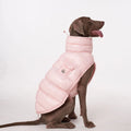 S-2XL Large Dog Winter Thick Down Coat High Collar Warm Windproof Adjustable Pet Clothes 2 Legged Padded Dog Jacket Vest