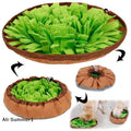 【E】Pet Snuffle Mat For Dogs, Interactive Feed Game For Boredom, Encourages Natural Foraging Skills For Cats Dogs Bowl Travel Use