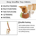 Pet Snail Shaped Foraging Mat Fun Sniffing Toy Food Hide Design Odor Control Puzzle Training Toy For Dog Cat