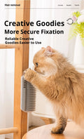 Cat Corner Self Groomer Massage Brush Pet Hair Removal Comb Cat Scratcher Grooming Cleaning Tool For Cats