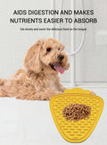 Pet Licking Mat with Suction Cup Slow Feeder Food-Grade Silicone Dog Treat Mat for Anxiety Relief Slow Eating Choking Prevention