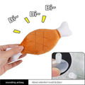 Soft Plush Dog Squeaky Toy Bite Resistant Molar Chew Doll Interactive Sound Pet Toy Puppy Anxiety Relief Boredom Relief Companio