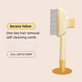 One Button Self-cleaning Pet Grooming Brush Portable Dog Cat Hair Remover Comb Gentle Massage Shedding Tool