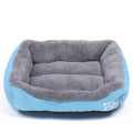 Soft Square Large Dog Sofa Elastic Dog House Cushion Winter Warm Medium Dog Bed Washable Cat Kennel House Accessories