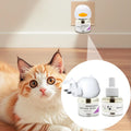 Pheromone Diffuser for Cats Cat Pheromone Soothing Emotional Fluid pheromone Refill Calming Spray for Calm Relaxing Home Indoor