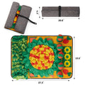 70x50cm Pulling Carrots Style Dog Exercise Snuffle Mat Ow Food Blanket Sniffing for Food Pet Interactive Plush Toys